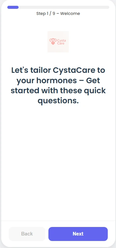 App Screenshot 1 - CystaCare
